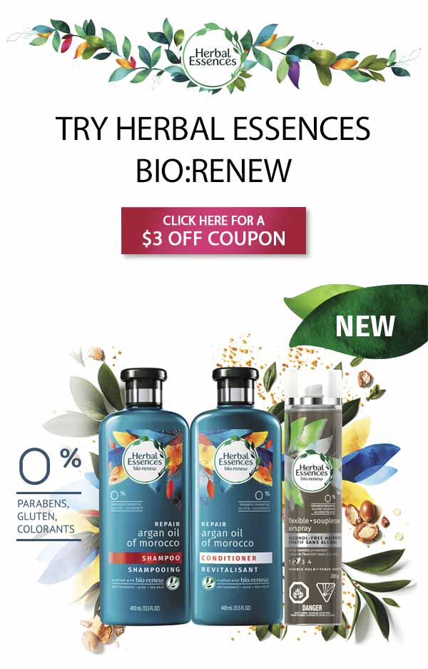 Herbal Essences - Try Bio:Renew - $3 off coupon link  and products - image